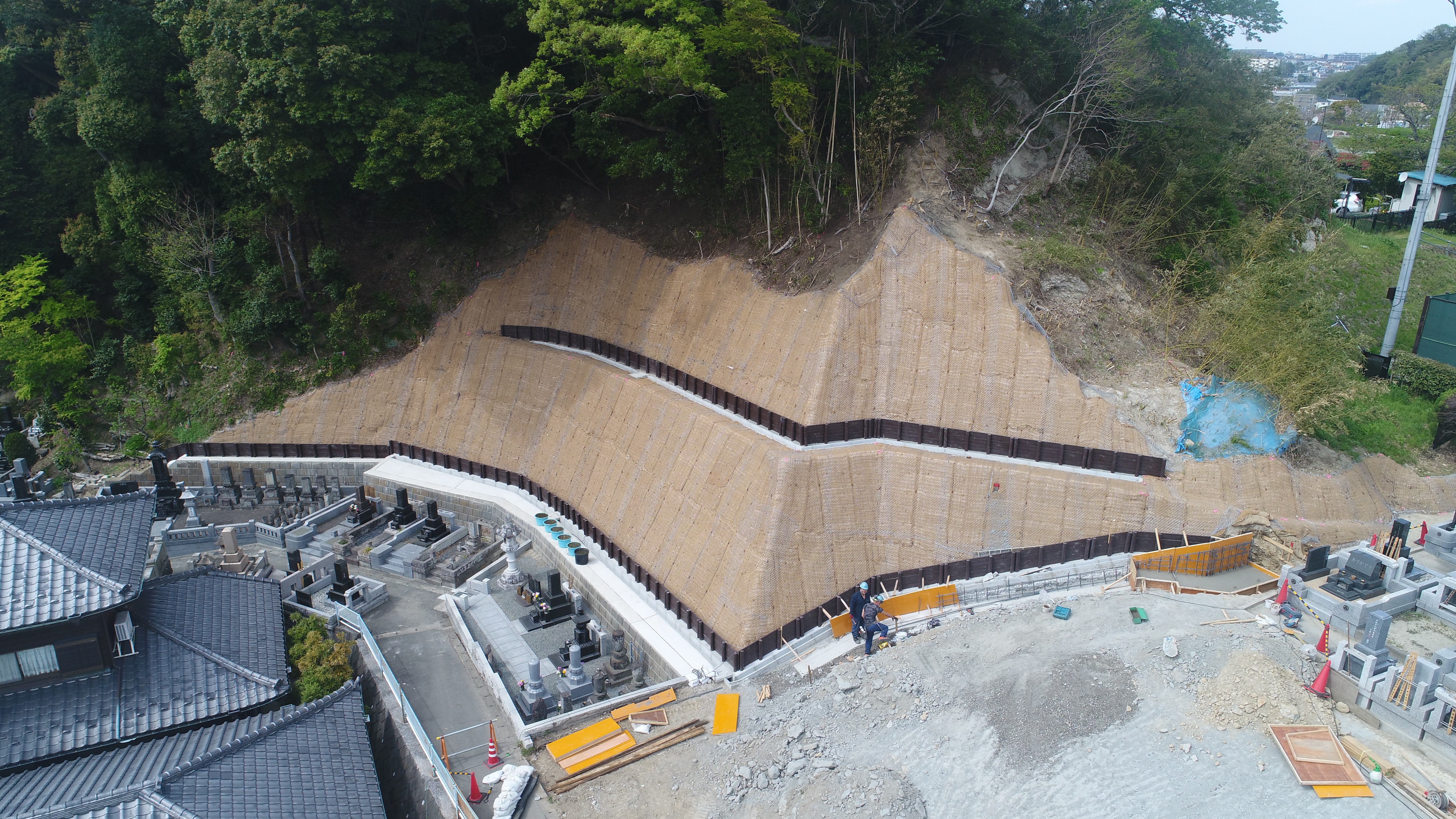 徳恩寺本堂新築に伴う土木工事